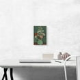 thumbnail image 2 of ARTCANVAS Still Life Vase With Rose-Mallows 1890 Canvas Art Print by Vincent Van Gogh - Size: 12" x 8" (0.75" Deep), 2 of 9