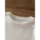 thumbnail image 4 of Camiseta de punto para mujer con estampado gráfico, cuello redondo informal, manga corta, estampado alfabético, largo regular, 95 % elastano, 5 % elastano, ideal para todas las estaciones. Para adult, 4 of 6