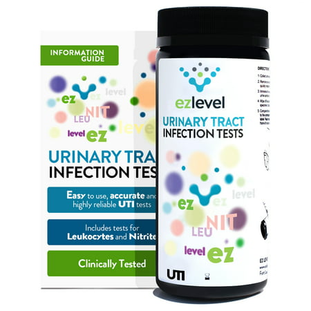 EZ Level Urinary Tract Infection UTI Test Strips Leukocytes And Nitrite (50 (Best Home Uti Test)