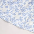 thumbnail image 6 of ZEHJUHAN Baby Girl Floral Embroidered Sleeveless Dress with Sailor Collar and Front Buttons Summer Outfit Blue，6-9M, 6 of 7