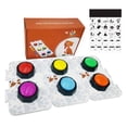 thumbnail image 1 of Zumbador de Respuesta Grabable Botón de Entrenamiento para Perros y Mascotas Enseña a Tu Perro a Hablar Zumbador de Juego Juego de 6 para Comunicación ANGGREK  Otros, 1 of 8