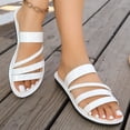 thumbnail image 6 of Wowcloth Women's One-Strap Beach Slides – Comfortable Flat Slip-On for Casual Summer Outdoor Wear, 6 of 9