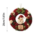 thumbnail image 3 of Christmas 3D Fabric Poke Wreath DIY Kit, Christmas Wreath DIY Kit for Adults Teens, Christmas Decorations (Santa), 3 of 5