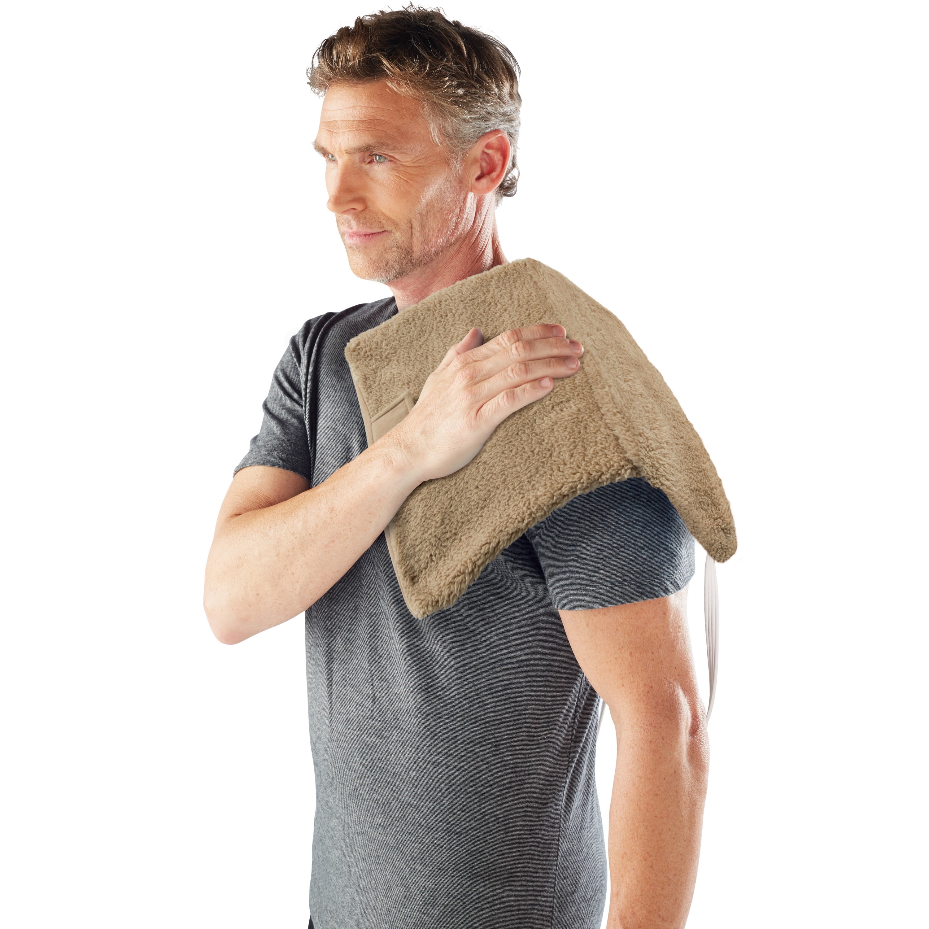 Sunbeam Heating Pad for Muscle and Stress Pain Reliefwith Compact Storage, Standard Size
