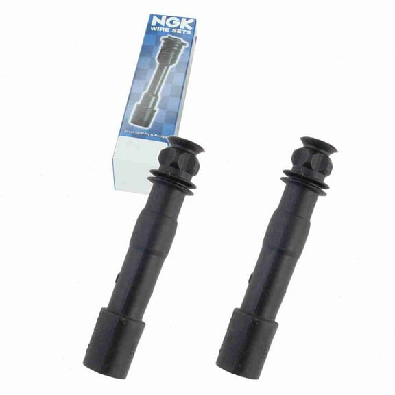 2 pc NGK 58942 Ignition Coil Boots for 146043 175-1034 35-7029 36-2047 50030 50030-1 671-6270 702466 SPB134 SPP70 SPP70E Direct Spark Plug Wire