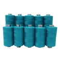 thumbnail image 1 of Polyester Spool Hand Machine Sewing Green Overlocking Serger 800 Meter Thread, 1 of 7