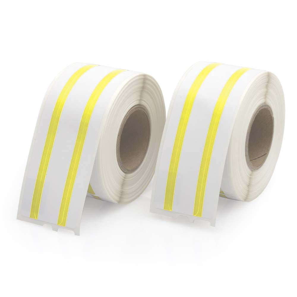 Seiko Compatible LV-SLP-FLY File Labels, Yellow Stripe - Walmart.com