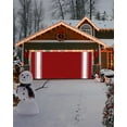 thumbnail image 4 of Christmas Garage Door Banner Cover 6 x 13 ft, Christmas Red Stripe Christmas Garage Door Decorations Holiday Christmas Backdrop Decor for Winter New Year Xmas Party, 4 of 6