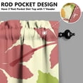 thumbnail image 5 of Rustic Fall Style Kitchen Curtains 3-Piece Set Turkey Design Thanksgiving Theme Window Treatment, 5 of 6
