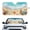 Beach Turtle Seascape, variant on XYZCANDO Car Windshield Sun Shade with Beach Turtle Seascape, Foldable Auto Sun Blocker for Easy Storage and Summer Heat Protection
