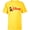 Yellow, variant on Mickey Mouse Race Car Driver Family Trip Racing Logo - Short Sleeve T-Shirt for Kids - Customized-Black