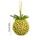 thumbnail image 3 of Bolas Navideñas De Plástico Paquete de 3 bolas decorativas de plástico para árbol de Navidad, 10 cm, colgantes coloridos para decoración navideña JASKFLY, 3 of 9