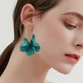 thumbnail image 3 of Lifetechs 1 Pair Petal Pendant Drop Earrings Long Style Dangle Earrings Women Piercing Hook Earrings Jewelry Gift, 3 of 8