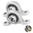 thumbnail image 2 of Cojinete De Bloque De Almohada Brida De Aleación De Zinc 20 Mm Diámetro Interior Con Base Cojinete De Bolas Montado Autoalineado Para Sistema De Transporte Equipo Mecánico 2 Piezas Advancent TO002628-00, 2 of 7