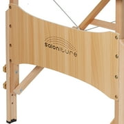 Saloniture Basic Portable Folding Massage Table - Cream