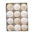 thumbnail image 1 of Yuarrent Maravillosos adornos de bolas colgantes para decoración para fiesta de Navidad, colgante de esferas navideñas de Color elegante Kits de decoración para fiestas Estilo 1, 1 of 6