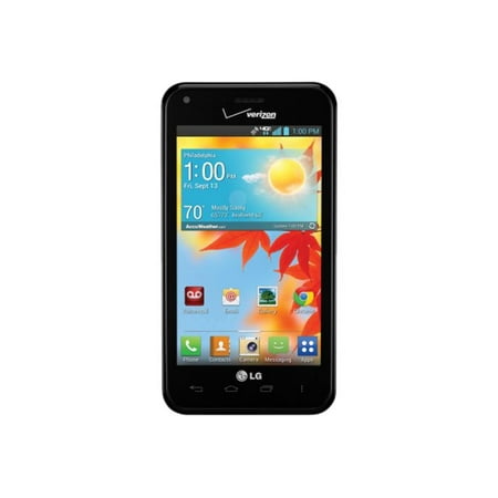 LG Enact - 4G smartphone / Internal Memory 8 GB - microSD slot - LCD display - 4" - 800 x 480 pixels - rear camera 5 MP - Verizon