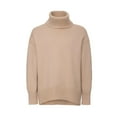 thumbnail image 2 of Women's Fashionable All-match Solid Color Turtleneck Sweater, 2 of 10