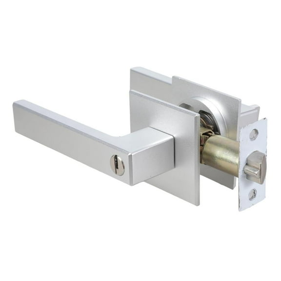 Exterior Door Lock Set with Entry Lever & Deadbolts Handle Keyed Alike Corrosion Resistant Door Lock for Household