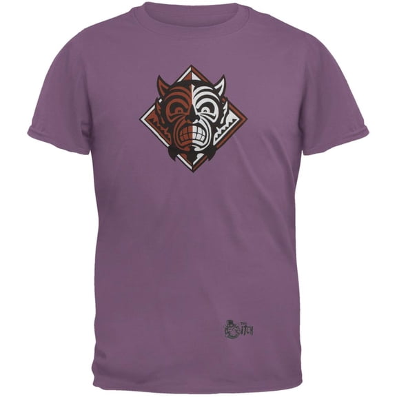 Monkey Demon Logo Purple Adult T-Shirt - Medium