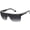 Black/White, variant on 22/N 02M2 HA Men's Black Gold Frame Sunglasses