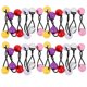 thumbnail image 3 of 20PCS Elastic Hair Ties with Double Balls for Girls, Stylish and Safe Ponytail Accessories, 3 of 5