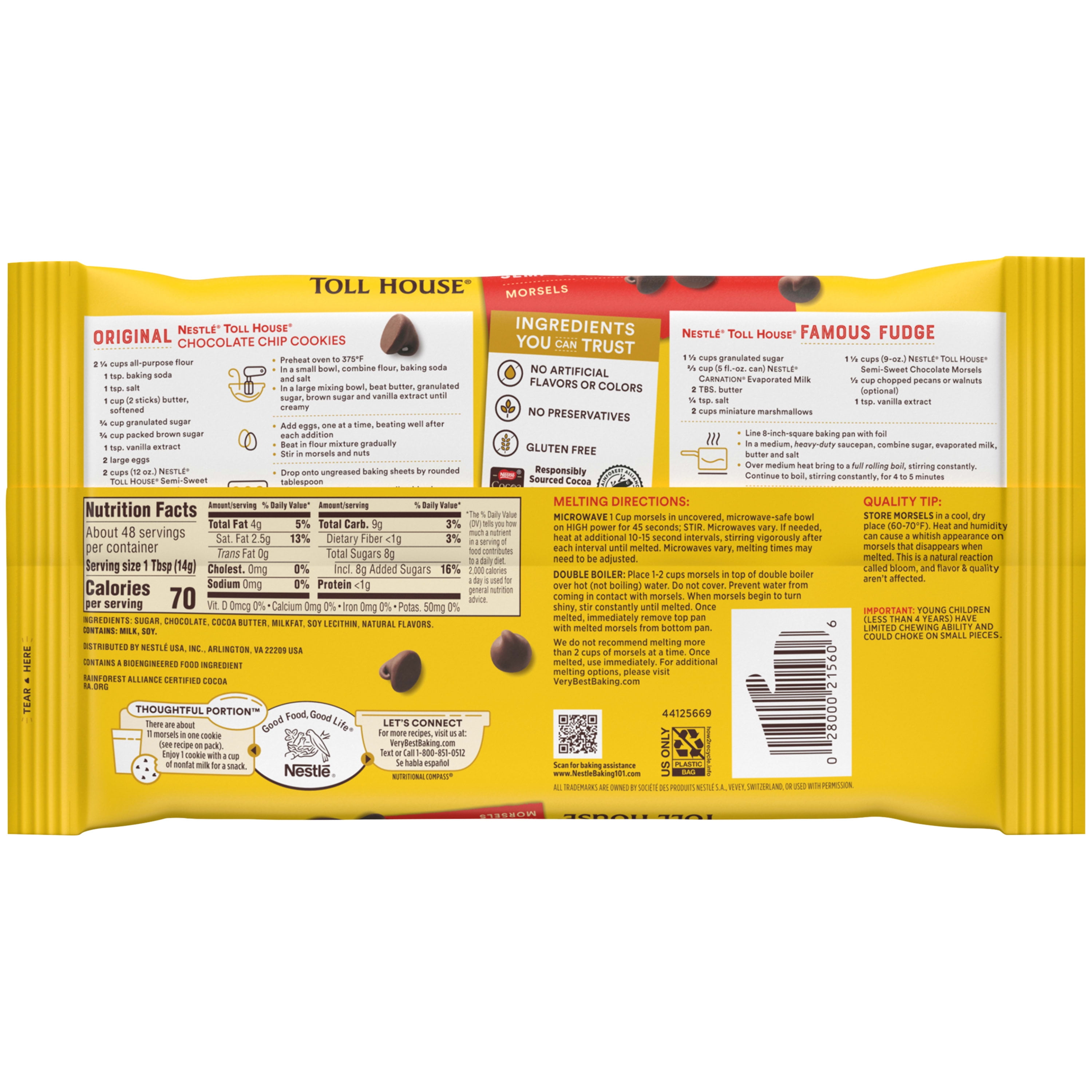 Nestle semi sweet chocolate cheap chips