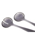 thumbnail image 3 of Guzzini Grace Salad Servers Set Gray, 3 of 4