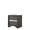 Grey, variant on Full extension drawers for quick access / Bedroom organization solution / Solid acacia wood nightstand