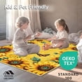 thumbnail image 4 of ODIKA 6'x9' Machine Washable Non-Slip Area Rug, Playful Multicolor Scene High Traffic Rug, Yellow, 12727, 4 of 7