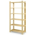 thumbnail image 2 of 6 Shelf Slatted Storage Unit Natural | Furniture Dash, 2 of 4