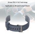 thumbnail image 4 of Transemion Sport Strap Bracelet Smart Wristband TPU for Mi Watch gray 1Set, 4 of 6