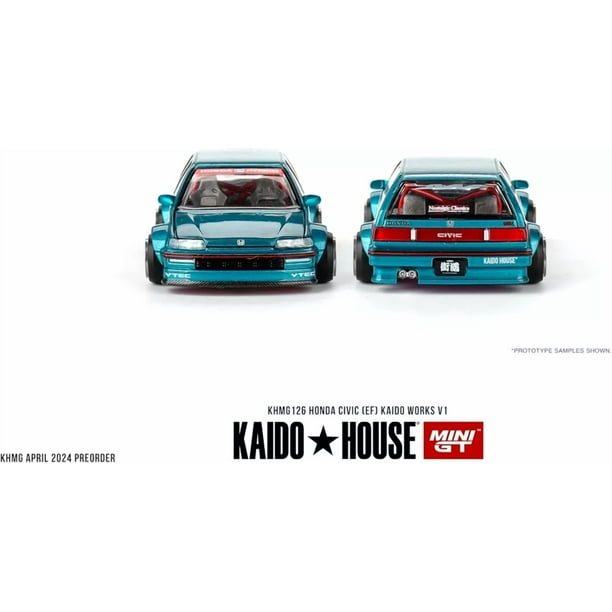 MINIGT Honda Civic EF Kaido Works V1, 1:64 Scale Diecast Model