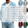 thumbnail image 3 of XRoczxe Men's V Neck Button Down Cardigan Sweater, Long Sleeve Soft Knit Open Front Jacket, Casual Lightweight Pullover for Fall Winter Daily Wear, 3 of 6