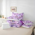 thumbnail image 4 of Starfish Comforter Sets,Queen Bed in A Bag Bedding Set 7 Piece,Ocean Jellyfish Quilt Set,(1 Comforter,2 Pillowcases,1 Flat Sheet,1 Fitted Sheet,2 Throw Pillow Covers), 4 of 4