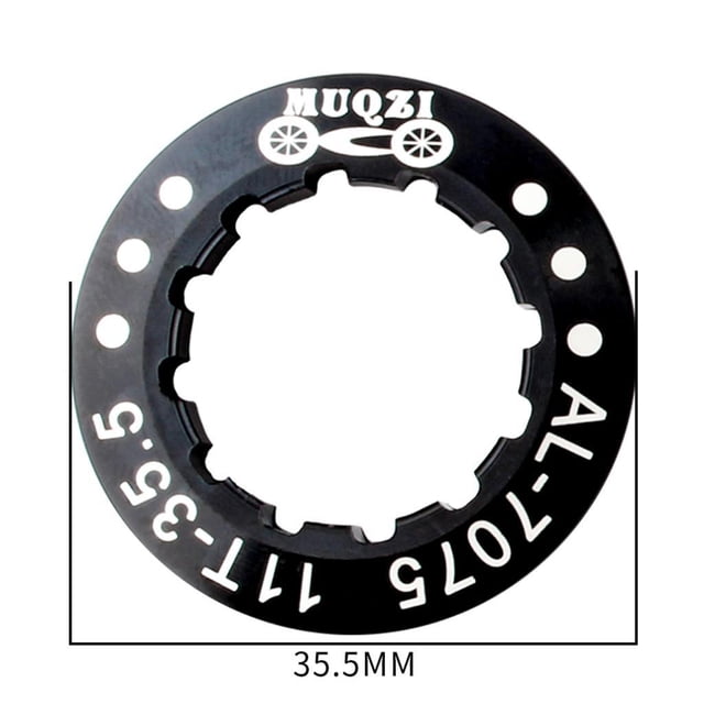 Bike 11T Lock Dustproof Cover Mountain Road Bike - Black, 35.5mm