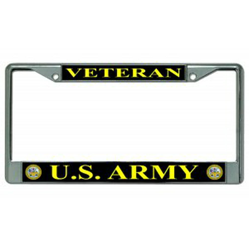 U.S. Army Veteran Photo License Plate Frame