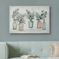 thumbnail image 3 of PixonSign Canvas Print Wall Art Wood Panel Rustic Wildflowers In Vases Nature Wilderness Illustrations Modern Art Botanical Floral Farmhouse/Country Relax/Calm/Cozy for Bedroom - 24"x36", 3 of 5