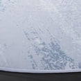 thumbnail image 4 of SAFAVIEH Tacoma Richard Traditional Machine Washable Area Rug, Grey/Blue, 6' x 6' Round, 4 of 9