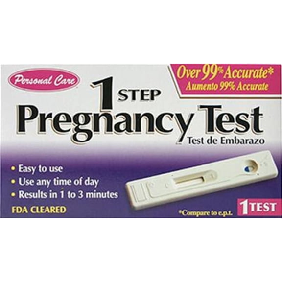 Pc Pregnancy Test 1Ct, PartNo 92020, by Personal Care Produc, Dollar Program Ite