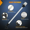 thumbnail image 3 of Nilight Marine Boat Stern Light 24 Inch White Fold Down Anchor Light 12V 24V Waterproof 360° Lighting Boat Navigation Light for Fishing Boat Sailboat Yacht Pontoon Speedboat Dinghy, 3 of 7