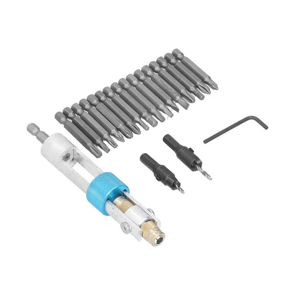 Countersink Drill Bits Set,20Pcs/Set Countersink Drill Bit Screwdriver Set Countersink Drill Bit Superior Craftsmanship