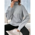 thumbnail image 6 of Women' Sweatshirts Half Zip Quarter Zipper Long Sleeve Hoodies Fall Fashion Outfits Clothes Dark Gray XXL, 6 of 7