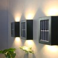 thumbnail image 3 of 1 lámpara de pared LED IP65 a prueba de agua, (mejora el sensor de anochecer a amanecer) Luz exterior con energía de pared hacia arriba y ha Blanco cálido DYNWAVEMX luces de pared al aire libre, 3 of 8