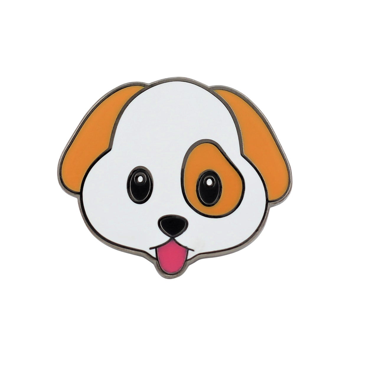 Cute Puppy Emoji – Enamel Pin for your Life - Walmart.com