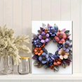 thumbnail image 2 of Custom Purple Floral Name Girl Nursery Canvas Print, Personalized Baby Bedroom Home Wall Decor Art, 2 of 8
