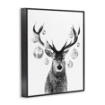 thumbnail image 3 of Stupell Industries Glam Deer with Disco Balls Black Framed Giclee Art, 11 x 14, by Victoria Barnes, 3 of 8