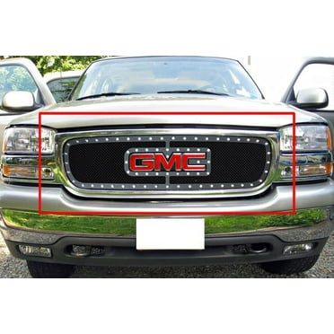 APS 1999-2002 GMC Sierra 1500 Not For Classic Style With Logo Show Rivet Grille 1.8 mm wire mesh rivet style