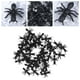 thumbnail image 2 of 100 piezas de hormigas de simulación de Halloween, hormigas falsas de plástico, juguetes de broma interesantes, 2 of 4