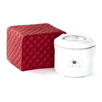 Covermates Keepsakes - Rice Cooker Cover - Dust Protection - Stain Resistant - Washable - Appliance Cover, Red